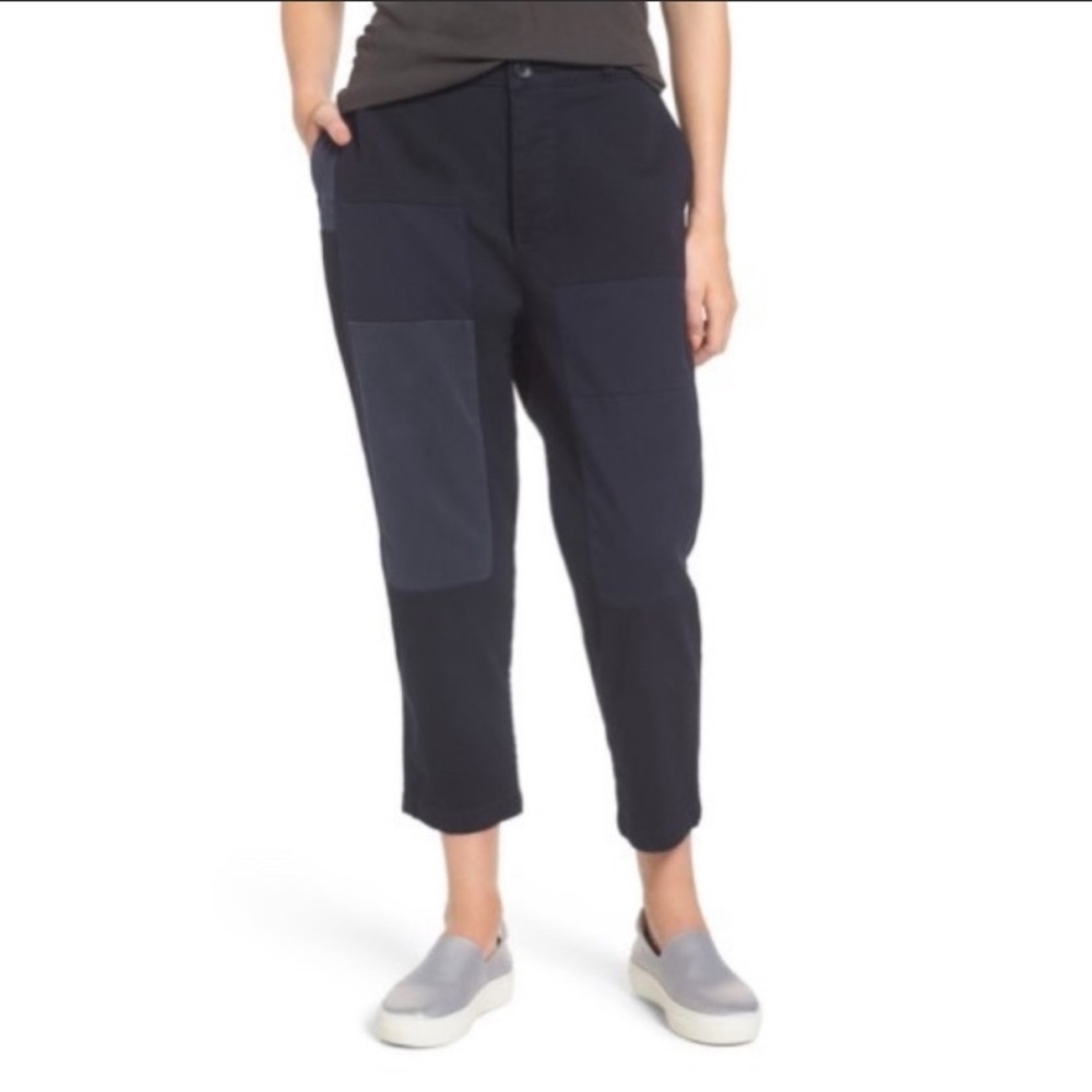 Standard James Perse Women’s Navy Crop Straight Pants 26